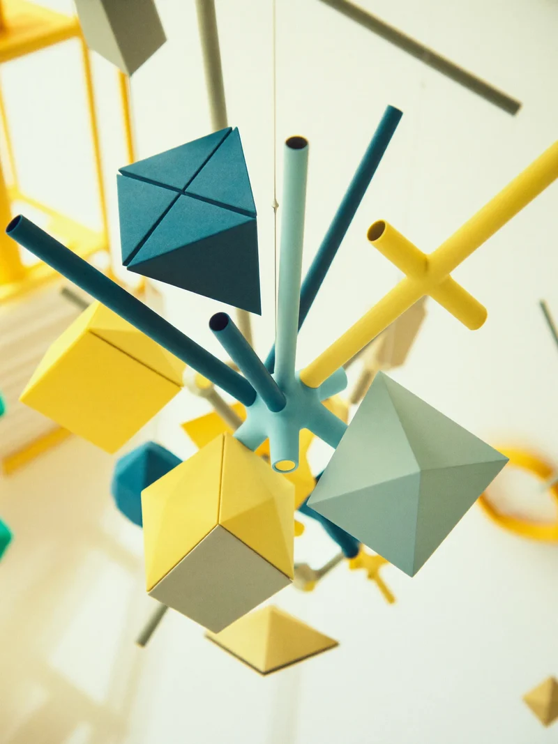 Koncepcja modułowego zestawu konstrukcyjnego z geometrycznych elementów